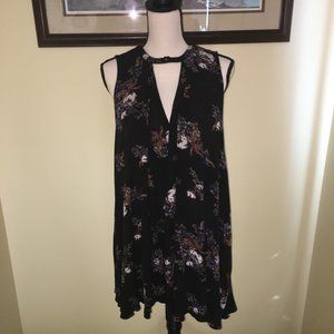 Free People Black Tunic Swing Top
